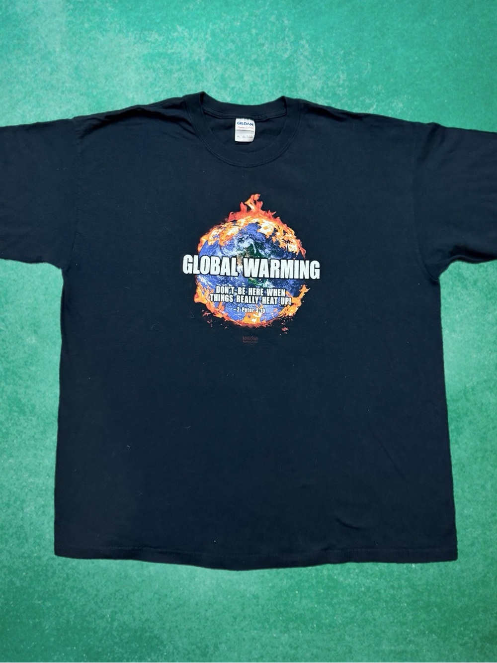 Y2K Global Warming Jesus Religion Shirt